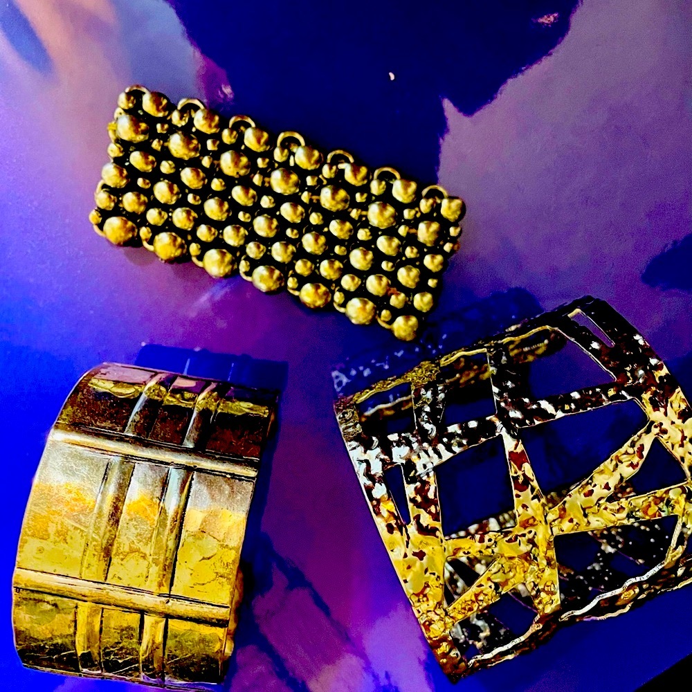 Cuff bracelets set of 3 $50 or $20 each